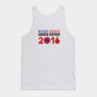 Re-Elect Andrew Shepard 2016 (Flag) Tank Top